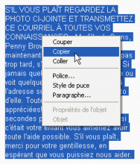 1. Copier le texte à analyser